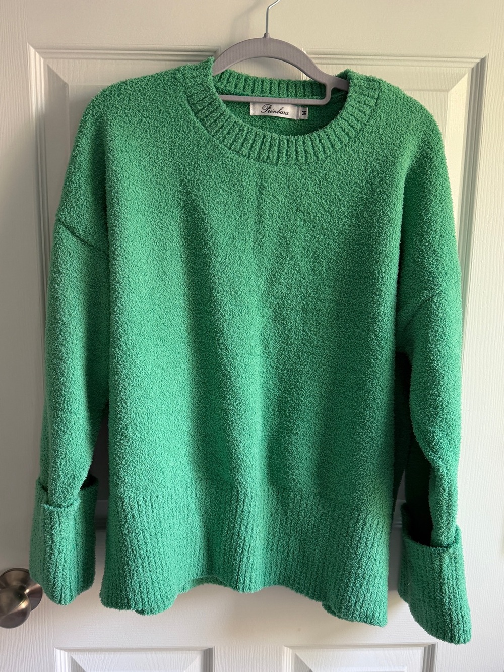 Green Cozy Crewneck Sweater